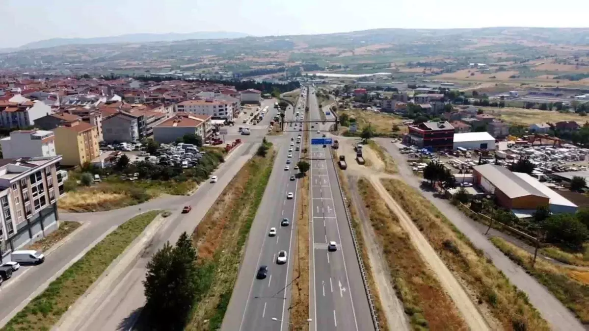 Tekirdağ-İstanbul Yolunda Yoğunluk