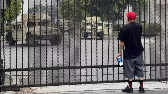 Los Angeles'ta Göçmen Karşıtı Gösteriler